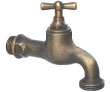 gartenwasserhahn aussenventil bronze