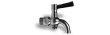 edelstahl wasserhahn abla�hahn
