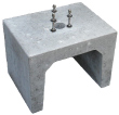 edelstahlbrunnen garten fundament