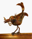 dachrinnenfigur kupferrabe
