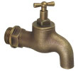 gartenwasserhahn bronze