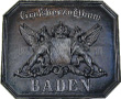 gusswappen baden kaminplatte ofen grenzschild