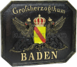 wappen baden gussplatte ofen
kamin grenzschild