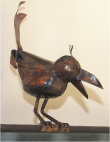dachrinnenfigur kupferrabe kupferfiguren