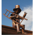 dachrinnenfigur kupfer