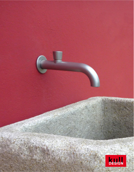 edelstahl design garten wasserhahn