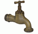 gartenwasserhahn aussenventil bronce brunnen