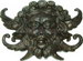 wandschmuck maske sonnengott