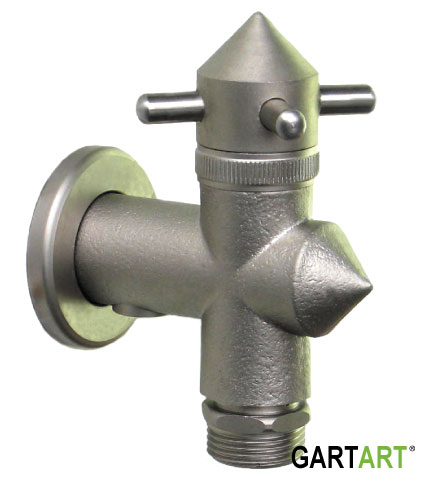 Simple and elegant faucet for the garden