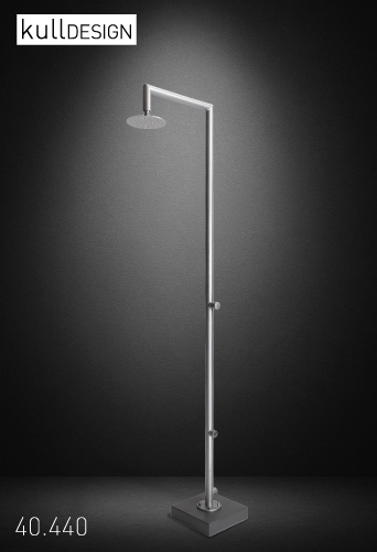 Garden shower with cold water connection
