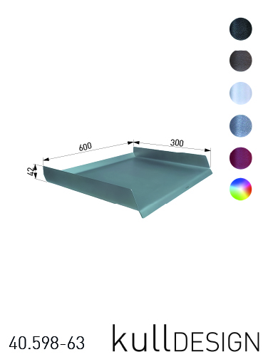 Waterfall chute for the garden fountain