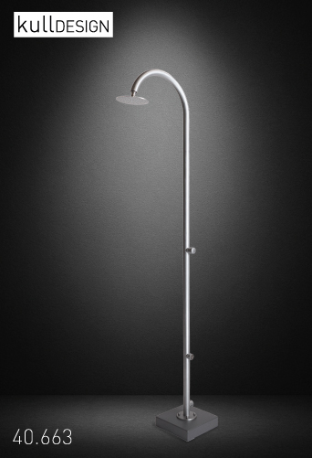 Garden shower with cold water connection