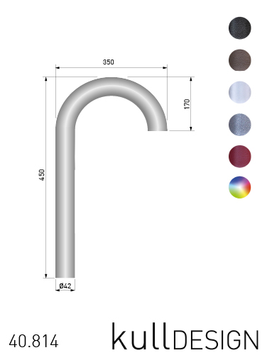 Stand spout in stainless steel as well spout or faucet