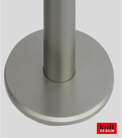 wall rosette fixed stainless steel