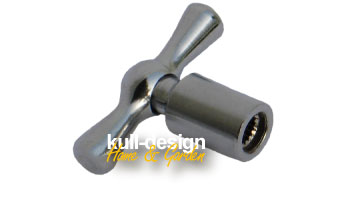 tap made of stainless steel- handgrip or mailbox – you get it at kull-design!