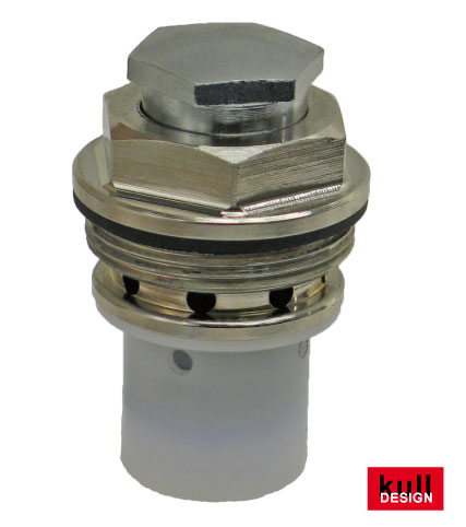 Upper self-closing foot valve piston