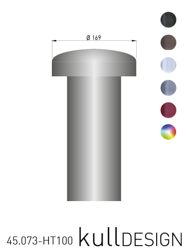 Overflow pipe 100 mm for KG sleeve in the well trough - quality made in germany