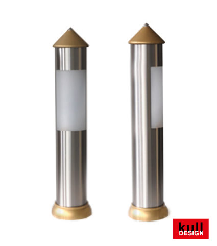 Edelstahl Lichtpoller für Wege und Garten von Gart+Art - Sie bekommen dies im <B>kull-design</b> shop!