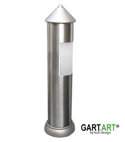 Stainless steel light bollards by Gart + Art for paths and garden – You get this at <B>kull-design</B> shop!