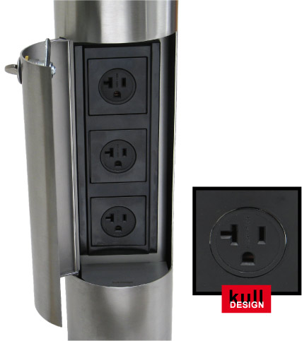 tap made of stainless steel- Electric Pylon – you get it at kull-design!