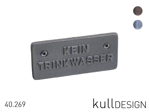 Hinweis, Schild, Kein, Trinkwasser, <BR> ACHTUNG a