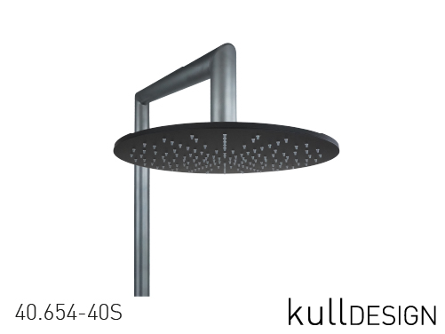 Garden shower, stainless steel, rain shower