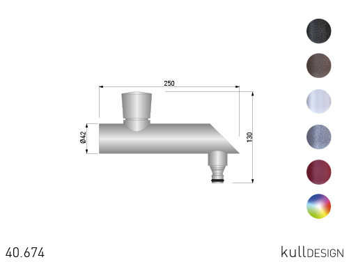 Edelstahl, Wasserhahn, Designarmature